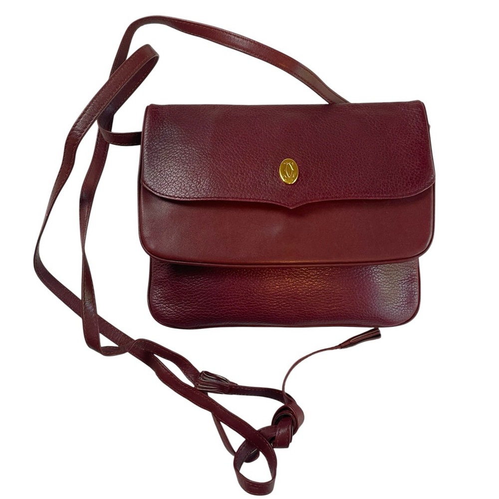 Cartier | Vintage Leather Crossbody Bag